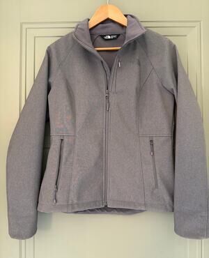 Women’s TNF the north face Grey Jacket Soft Shell M Medium